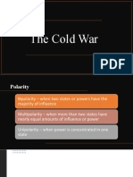 The Cold War: Bipolarity, Global Events & the End of History