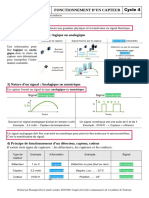 Troisième - Fiche Connaissance - Modélisation Et Simulation Des Systèmes Techniques - Fonctionnement D'un Capteur - Version Professeur À Projeter