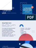 Présentation Master Et Licence