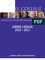 Curry College: Course Catalog 2010 - 2011