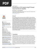 Classification of ECG Signal Using FFT Based Impro