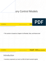 Lecture 6 - Inventory Control Models
