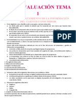 Autoevaluación Tema 1 y 2