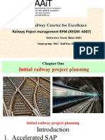 African Railway Centre for Excellence Project Management RPM-(REGM -6007