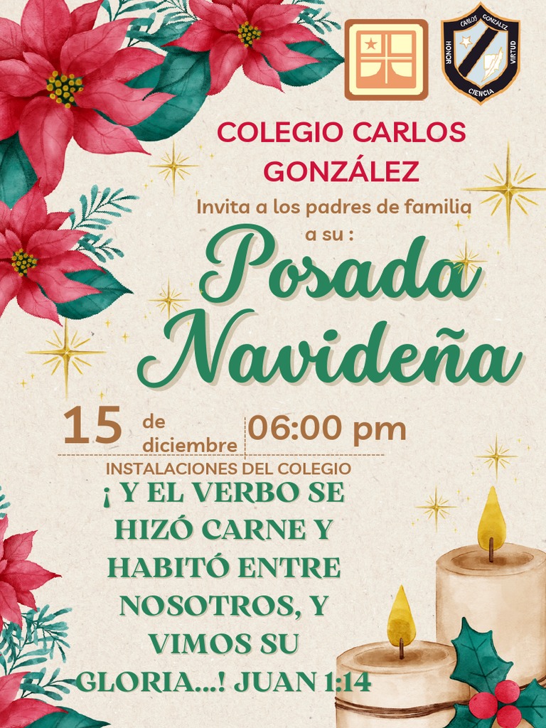 Invitación a la Posada Navideña 2023 | PDF | Cocina, comidas y vino