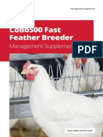Cobb500 Fast Feather Breeder Management Supplement