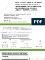 Tarea - Face To Face 14 - Algebra y Geometria Analitica