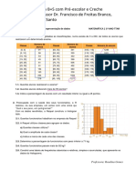 Ficha de Trabalho Estatística Representação de Dados