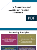 Analyzing Transactions and Financial Statements