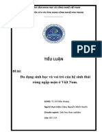 Đặng Nguyễn Minh Huyền BIO 021A - Tiểu Luận KT Môn ĐDSH