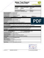 Meter Test Report