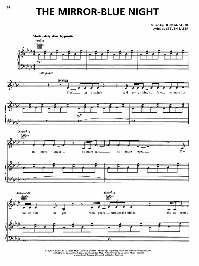 The MirrorBlue Night (Spring Awakening) PDF