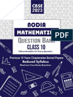 Maths 10 Exam 2023 QN Bank