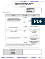 FORM-000249181 DI Equipment Software Pre-Assessment Questionnaire