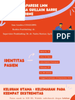 TETRAPARESE LMN ECAUsa Guillain Barre Syndrome - Inaz Azzahra