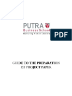 Guideline For Preparation Project Paper Updated 30 May 2022