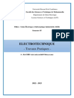 FSTM LST GE2I S5 Electrotechnique TP