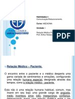 Aula 01 - Aula Relação Médico Paciente