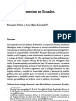 El debate sobre el sufragio femenino en Ecuador (1884-1940