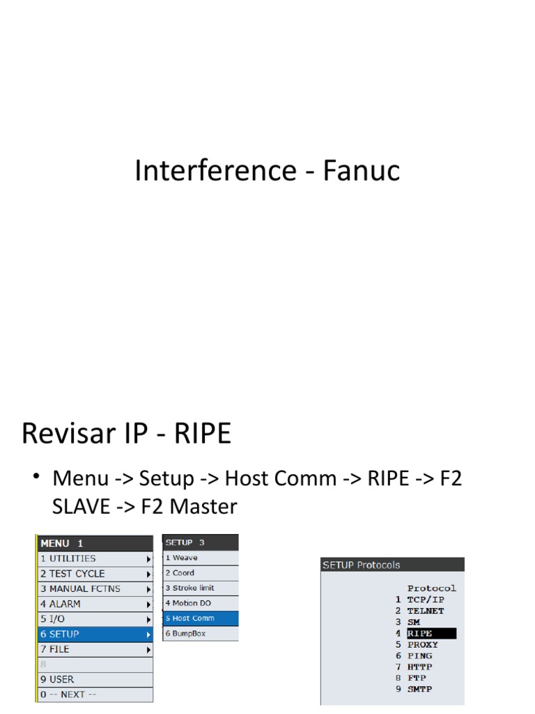 Interference - Fanuc | PDF