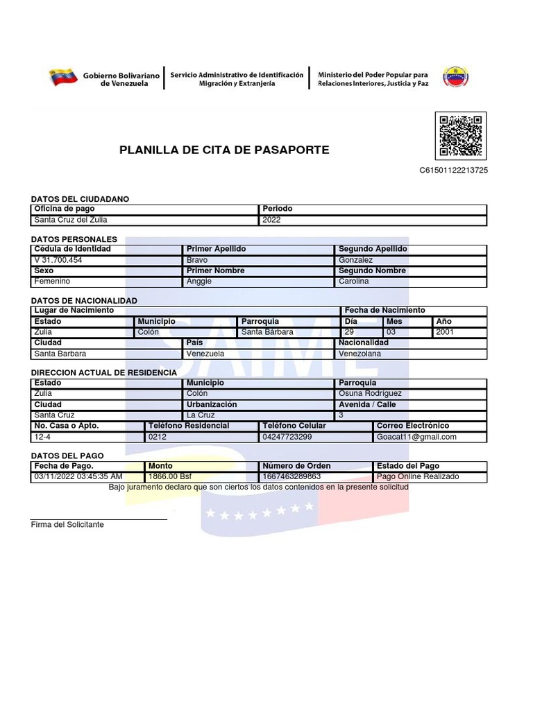 Formato Pago Pasaporte Pdf | Formato De Pasaporte Mexicano Para