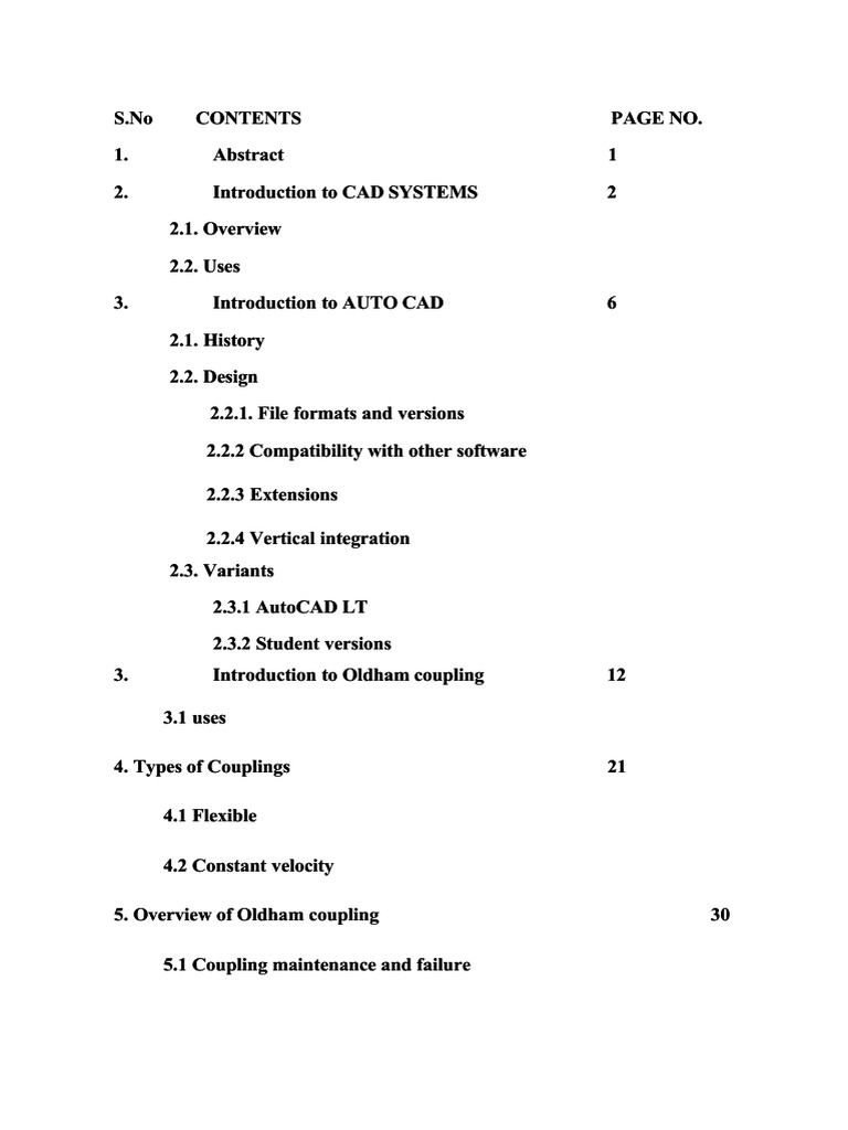 Oldham Coupling Design in AutoCAD | PDF | Auto Cad | Computer Aided Design