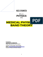 Medical Physics & Band Theory