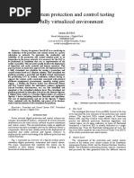 Power System Protection and Control Testing in A Fully Virtualized Environment