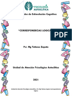 Actividades Cognitivas Correspondencias Logicas