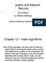Cryptography and Network Security by William Stallings Chapter 12 - Hash Algorithms and HMAC