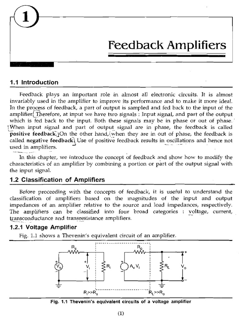 S 17feedback Amplifier PDF Amplifier Feedback