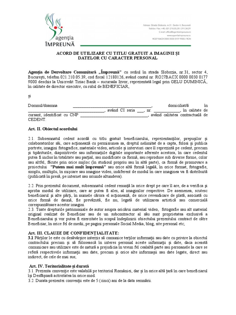 Formular GDPR | PDF