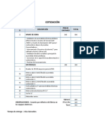 Cotizacion Contenedores Linde