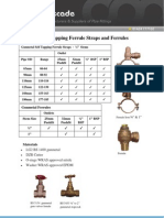 LG2 Gunmetal Ferrules Self Tapping Ferrule Strap