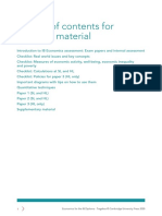 Digital Table of Contents Ib Economics