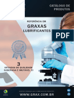 Catálogo de produtos Grax com dicas sobre lubrificantes
