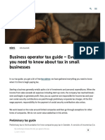 Business Operator Tax Guide - Everything You Need To Know About Tax in Small Businesses - Accountor Group