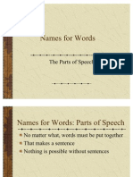 The Parts of Speech