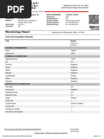 Urinalysis Laboratory Report Form | PDF