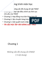 Chuong 1. Tong Quan Ve Luat Thuong Mai Qt