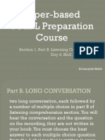 Day 4 Strategy To LISTENING Part B Skills 18 To 22