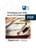Developing Your Skills As An HR Professional