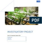 Investigatory Project Biology