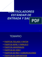 Puertos de entrada y salida estándar: Teclado, ratón, serie, paralelo, USB, FireWire, video, red y más