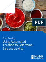Food Testing Using Automated Titration To Determine Salt and Acidity v2 Hanna Instruments