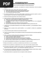 Actividades Bloque 6 El Contexto Internacional de La Economia