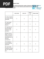 UPPS-P Impulsivity Survey