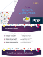 Clase de Presentación Curso Química Alimentaria 2022