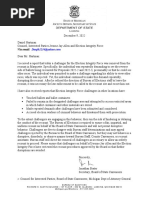 Letter To Daniel Hartman 12 9 2022