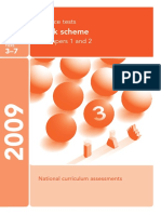 KS3 Science 2009 Mark Scheme